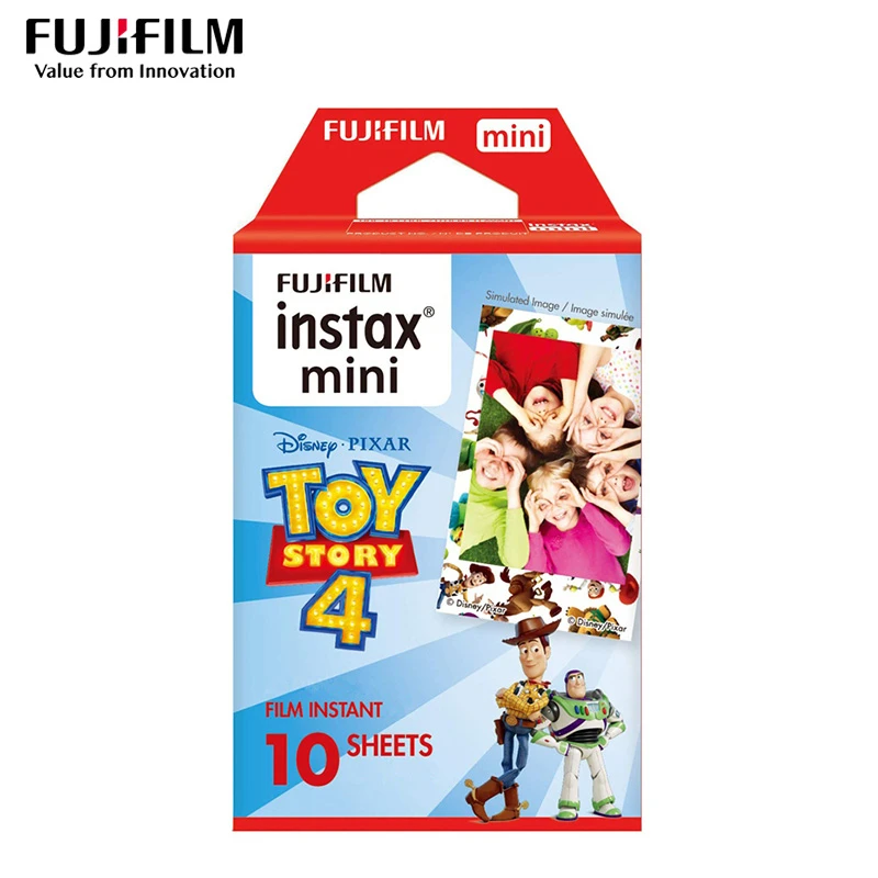 

Genuine Fujifilm Instax Mini 8 Film Toy Story 4 Fuji Instant Photo Paper 10 to 50 sheets For70 7s 50s 90 25 SP-1 LOMO Cameras