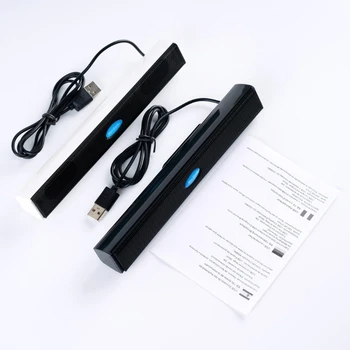 

USB 2.0 Stereo Mini Soundbar Speaker Powerful Speaker Music Player Amplifier Loudspeaker For Computer Desktop Laptop Notebook PC