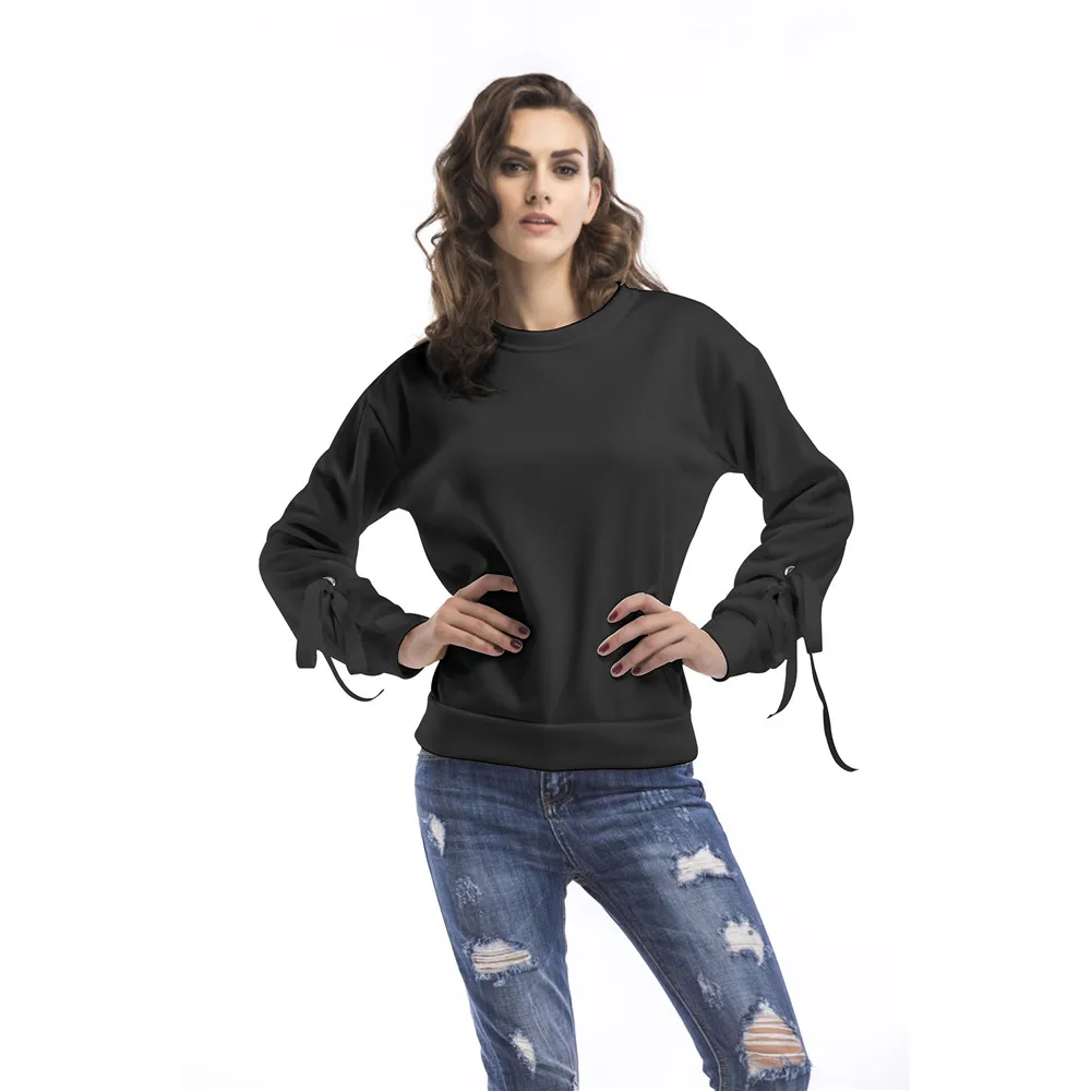 

Women Casual Long Sleeve Hoodie Sweatshirt Jumper Pullover Thick Autumn Winter Tops