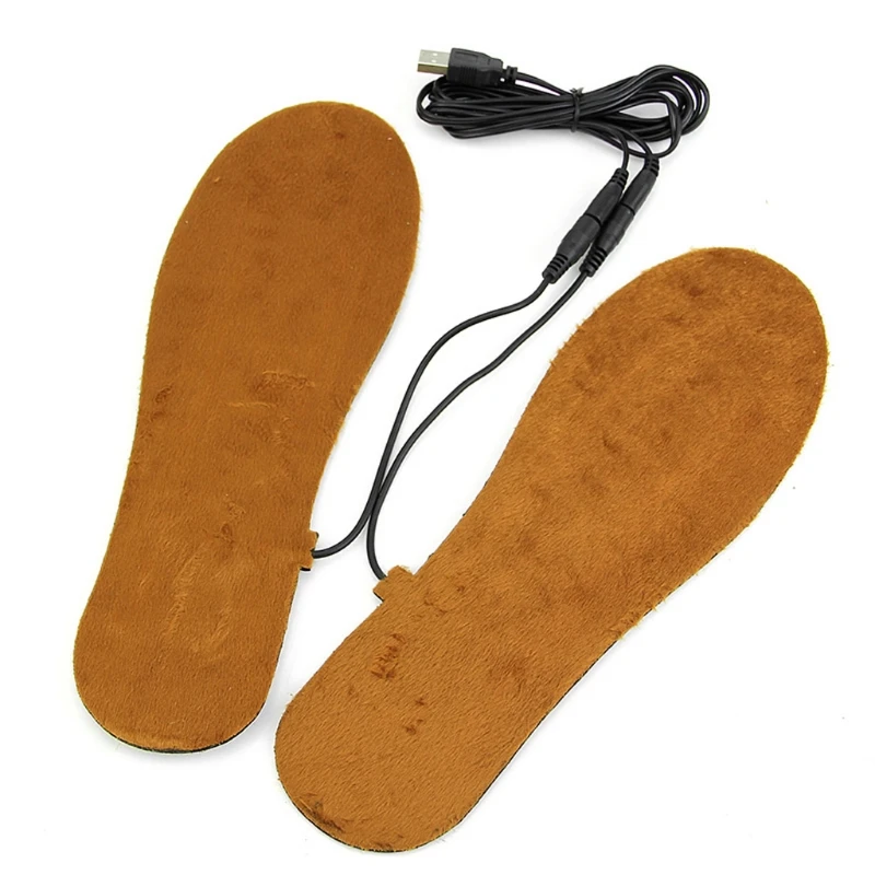 

USB Electric Powered Heated Winter Insoles For Shoes Boots Keep Feet Warm