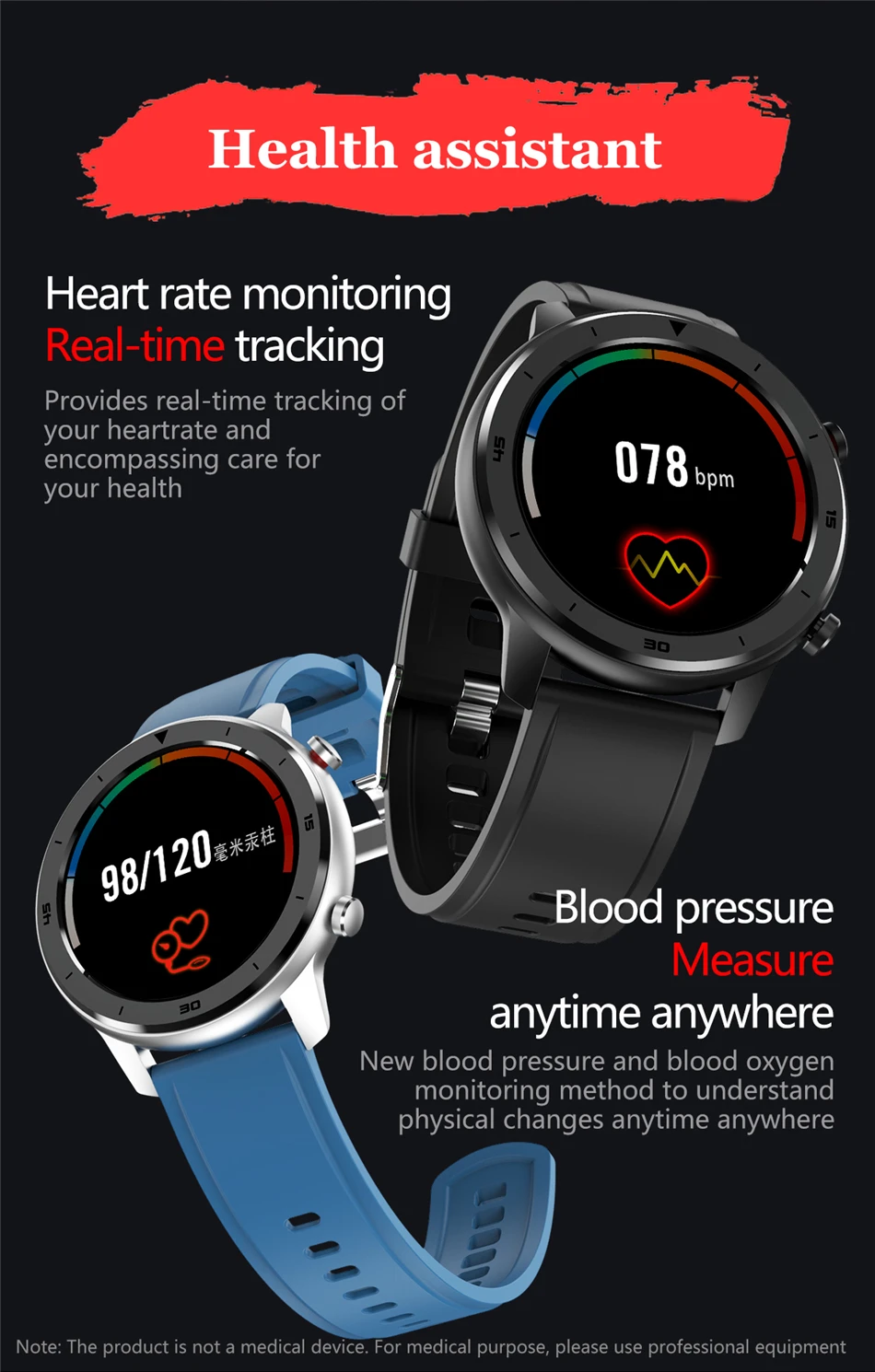 LIGE, новинка, IP68, водонепроницаемые Смарт-часы для мужчин, мониторинг сердечного ритма, кровяного давления, полный сенсорный экран, контроль музыки, спортивные Смарт-часы