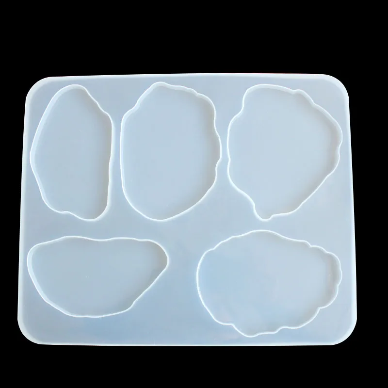 Set table silicone mold DIY coaster, flower pot mat mold, gypsum clay resin soft pottery craft mould