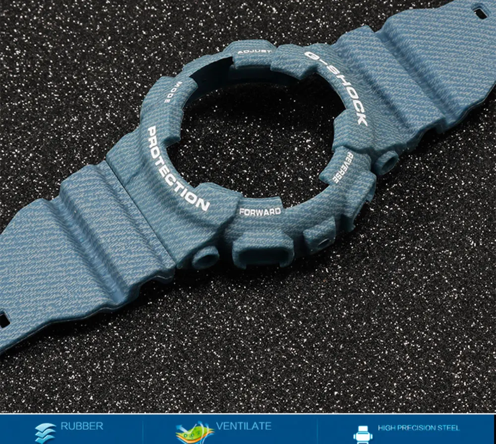 Высококачественный водонепроницаемый силиконовый ремешок для часов Casio GSHOCK GA110 GA100 GD120 резиновый ремешок