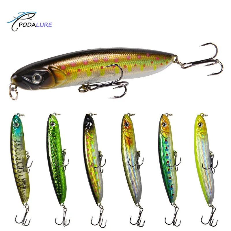 

Snake Headed Pencil Lures Fishing Hard Baits 18g/9.5cm