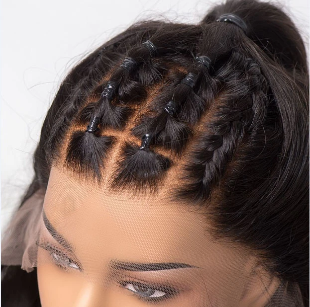 13x6 HD прямой прозрачный кружевной парик из человеческих волос предварительно сорвал с волосами младенца бразильский Remy бесклеевой парик для женщин