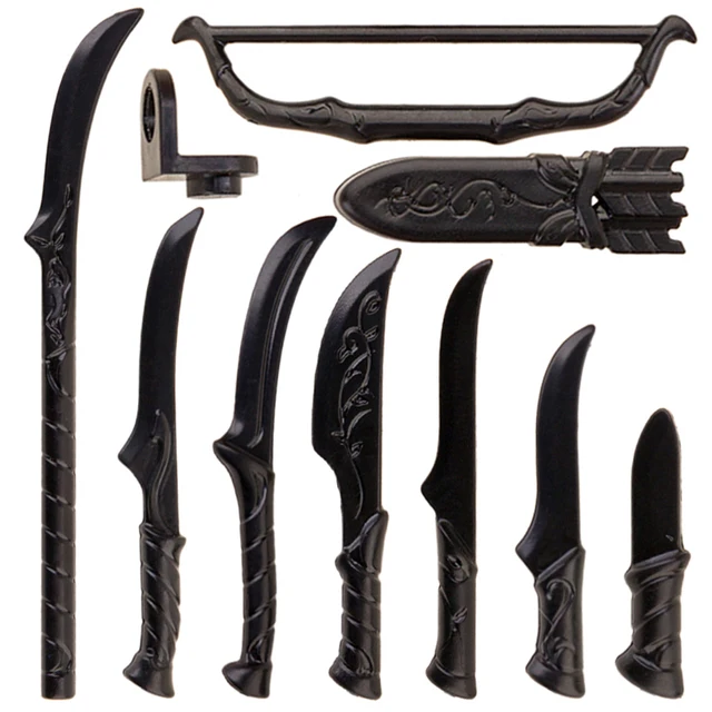 Koruit Seigneur Anneaux Chevalier Medieval Noldo Guerrier Armes Pour 4cm Moc Blocs De Construction Accessoires Mini Jouets Figurines Pour Enfants Aliexpress