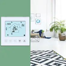 Термостат интеллектуальная дистанционная регулировка температуры контроллер lcd сенсорный экран WiFi напольный термостат