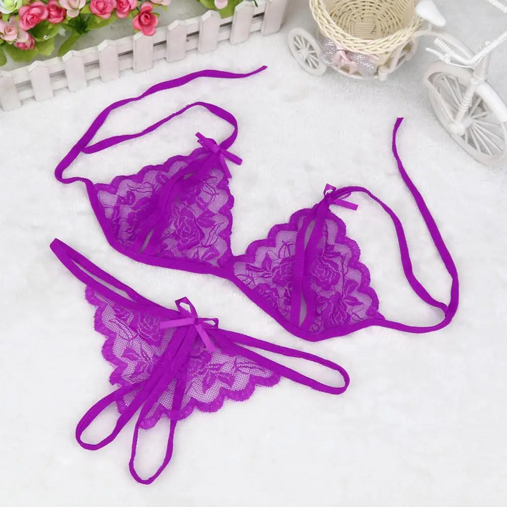 

SEOBEAN Sexy Lingerie Women Underwear Ladies Bras Panties Set Solid lenceria mujer Seamless Wire Free Nylon Lace Skin Friendly