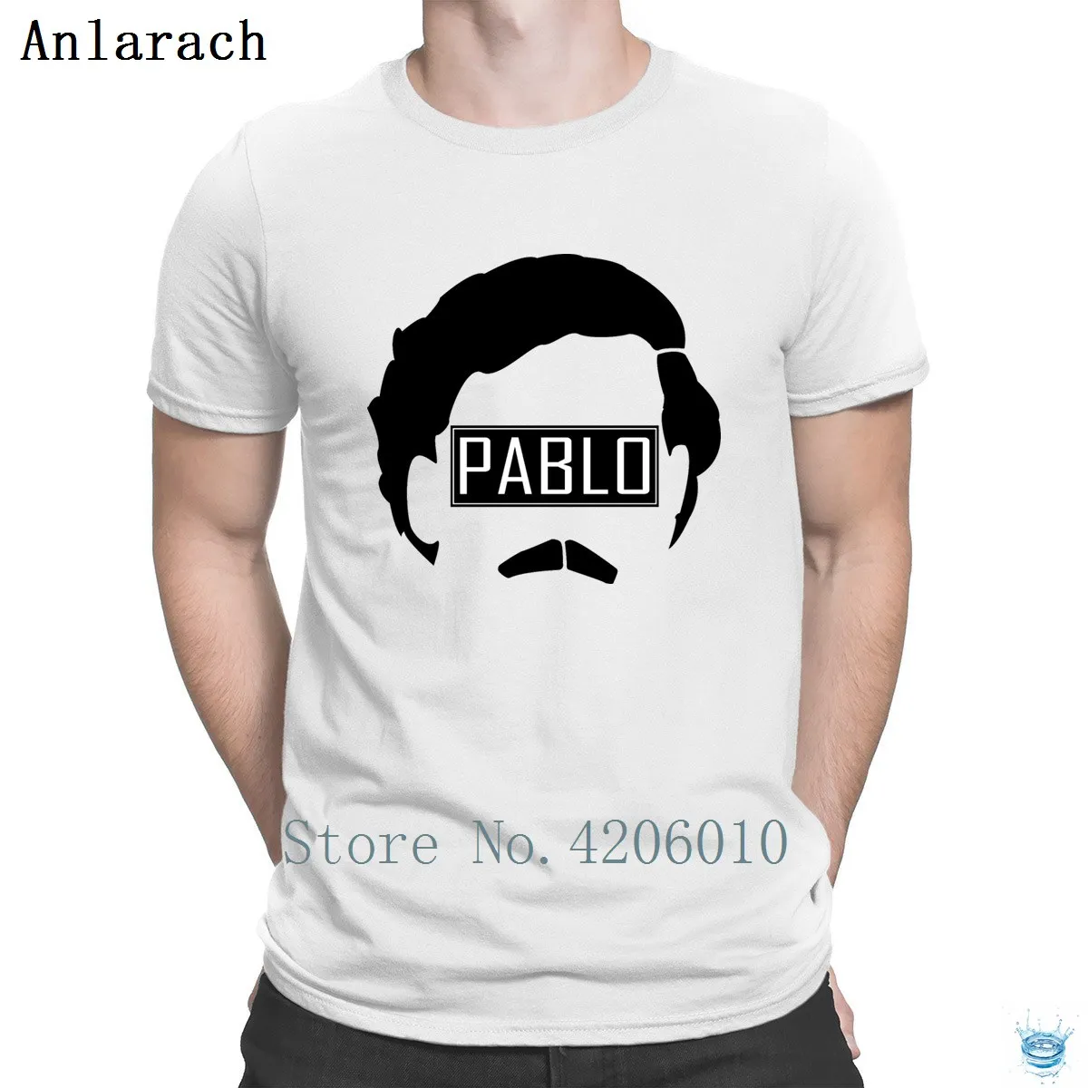 Pablo футболка Escobar футболка Новая графическая печать мужская футболка европейский размер уникальная облегающая летняя