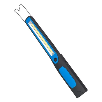 

Blue Rechargeable LED COB Work Light Mechanic Flashlight Lamp Magnetic Base