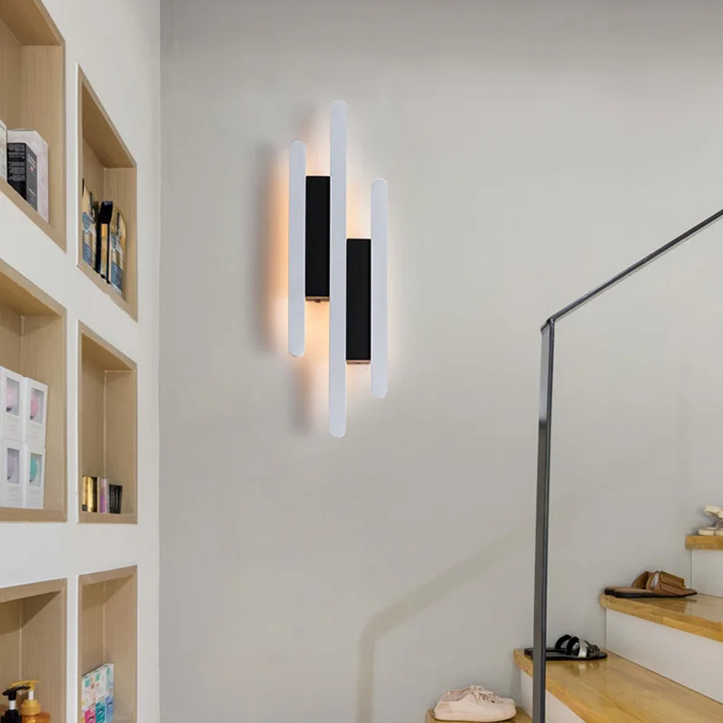 Three heads（big）LED Wall Lamp Modern SimpleBedroom Corridor Bedside Living Room Light 18/12W AC90-260V | Лампы и освещение