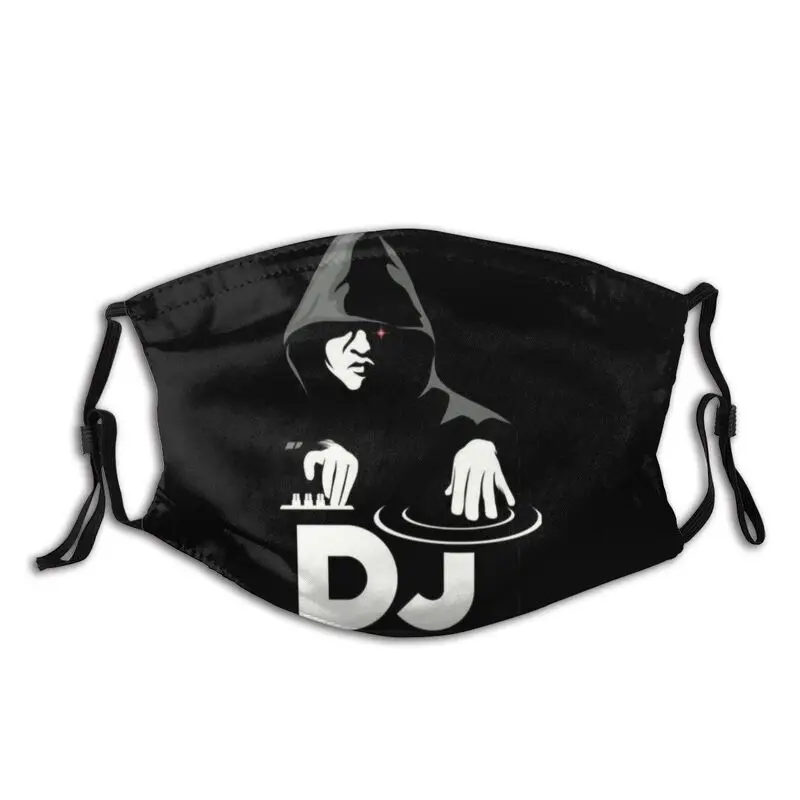 Мужская маска с капюшоном и логотипом DJ регулируемый музыкант музыка для лица