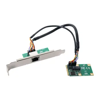 

Mini PCI-Express to Gigabit Ethernet RJ45 Adapter 10/100/1000 Base-T Network LAN Controller
