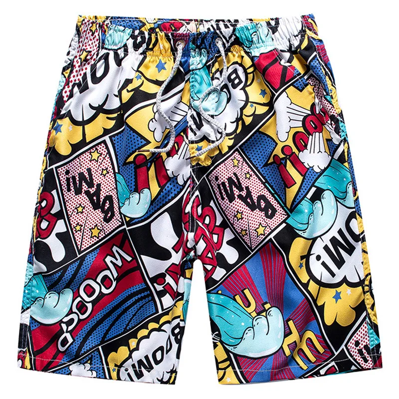 ICCLEK Summer Plus Size Men's Beach Pants Men's Quick-drying Five-point Pants Loose Couple Shorts Men's Big Pants Pants Men