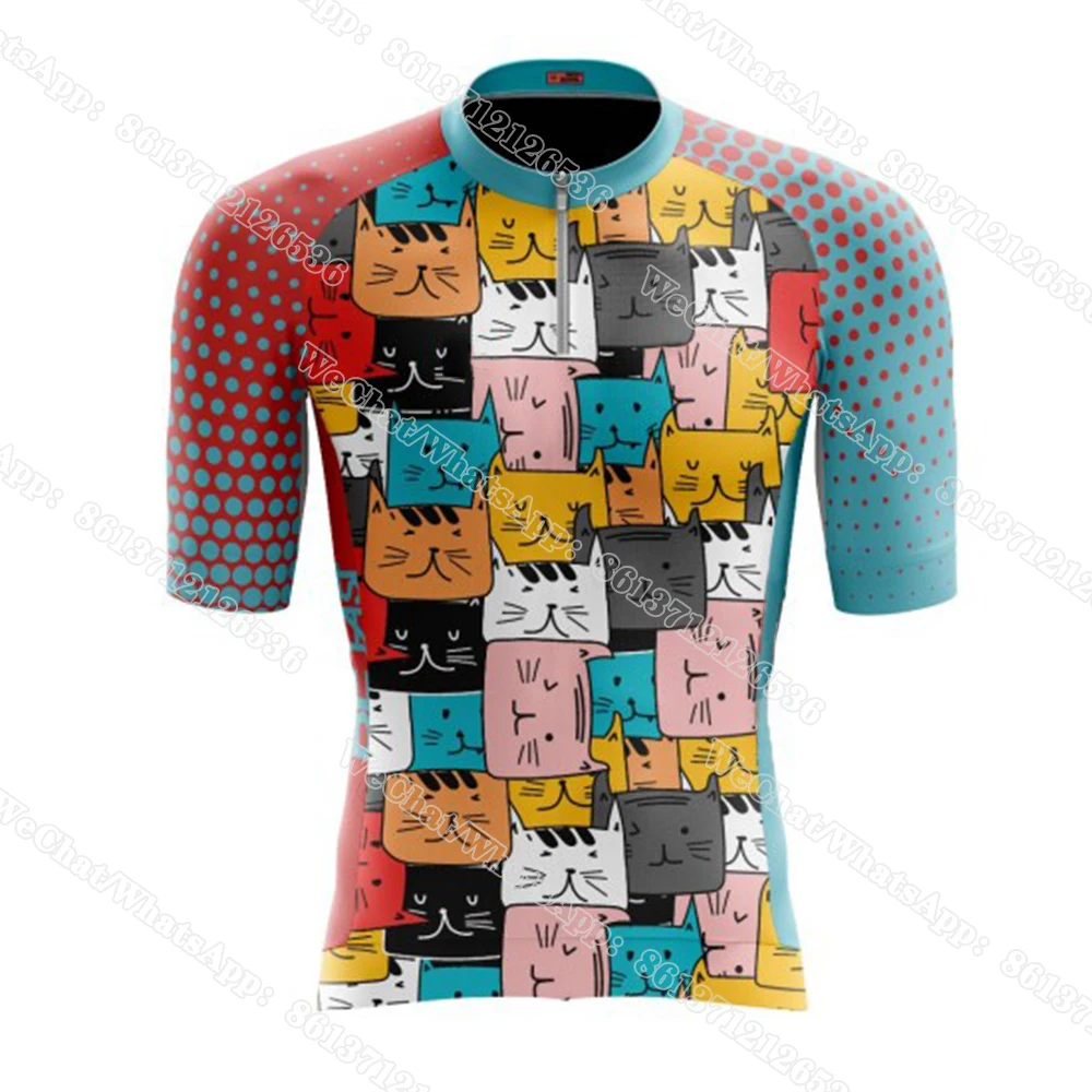 Cycling Jerseys Short Cartoon Cycling Jersey Summer Clothes 2023