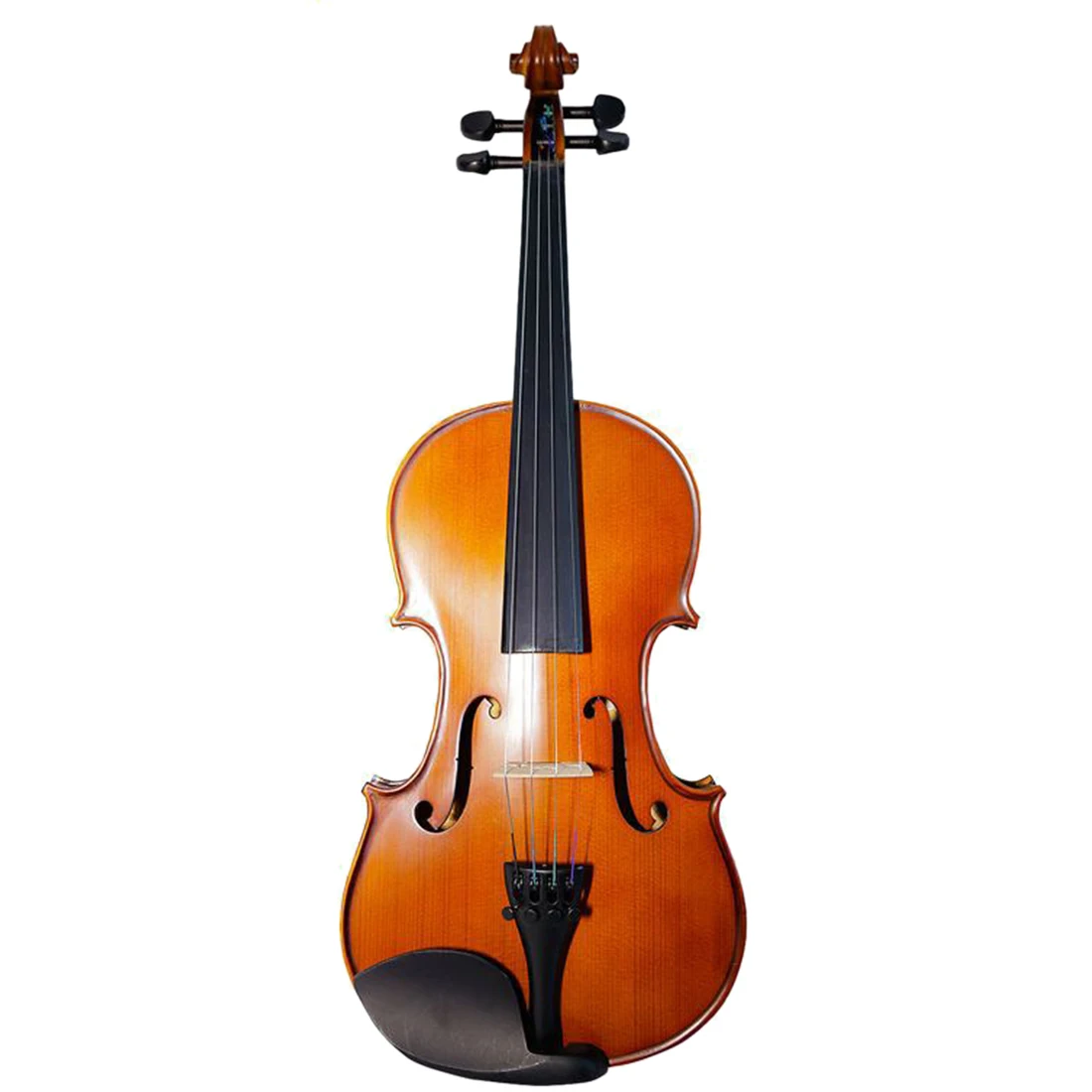 

4/4 Handmade Soil Wood Practice Tiger Pattern Violin Musical Instruments For Beginner Children Education Christmas Birthday Gift