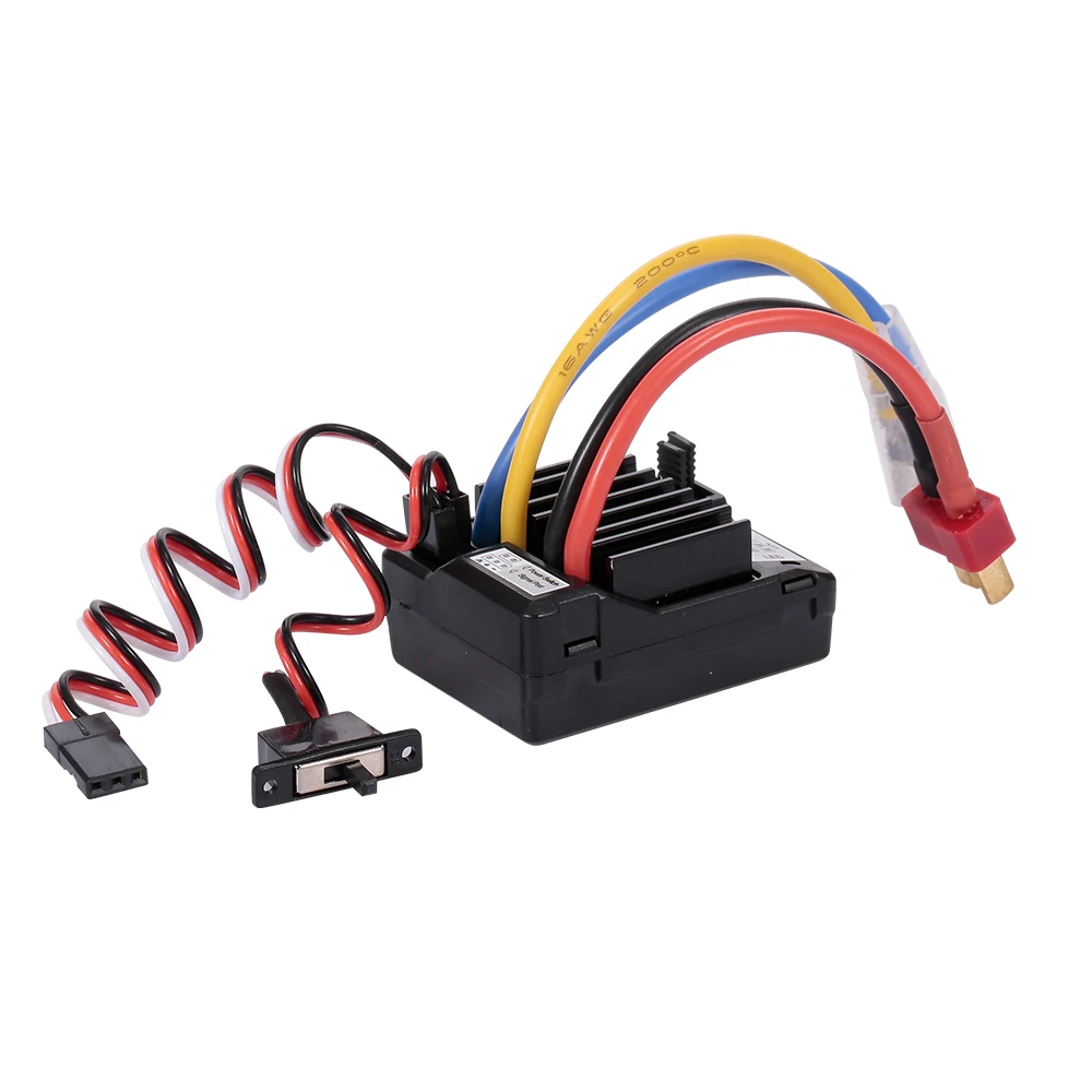 AX-D60A 60A водонепроницаемый матовый ESC Регулятор скорости для 1/10 RC автомобиль внедорожный грузовик RC лодка 2S LiPo 6-8S NiMh батарея