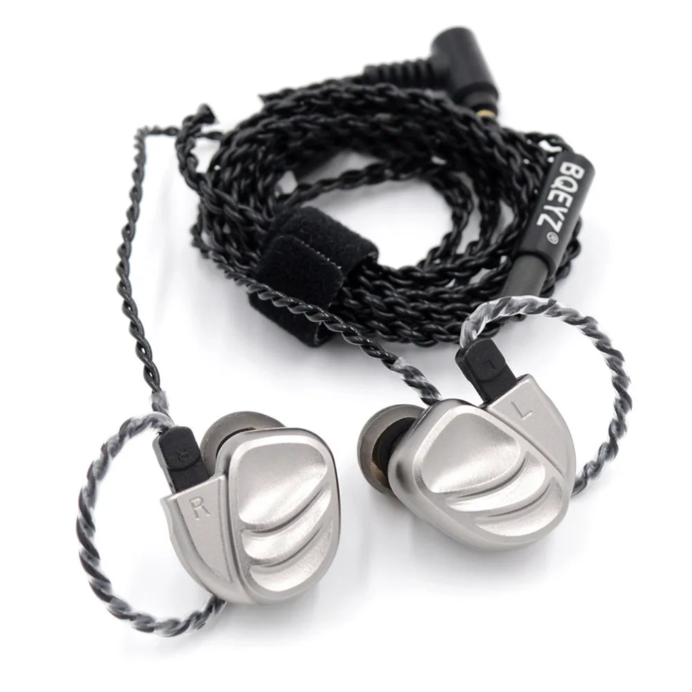 New Unit 8 Double PIN Earphone Metal CNC Sports Earplugs 0 78mm Replaceable Wired Hybrid Technology Earbuds Audiophile Earphone