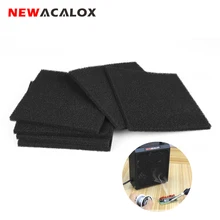 

NEWACALOX 6pcs/lot Activated Carbon Filter Sponge For Welding Exhaust Smoking Apparatus Solder Smoke Absorber ESD Fume Extractor