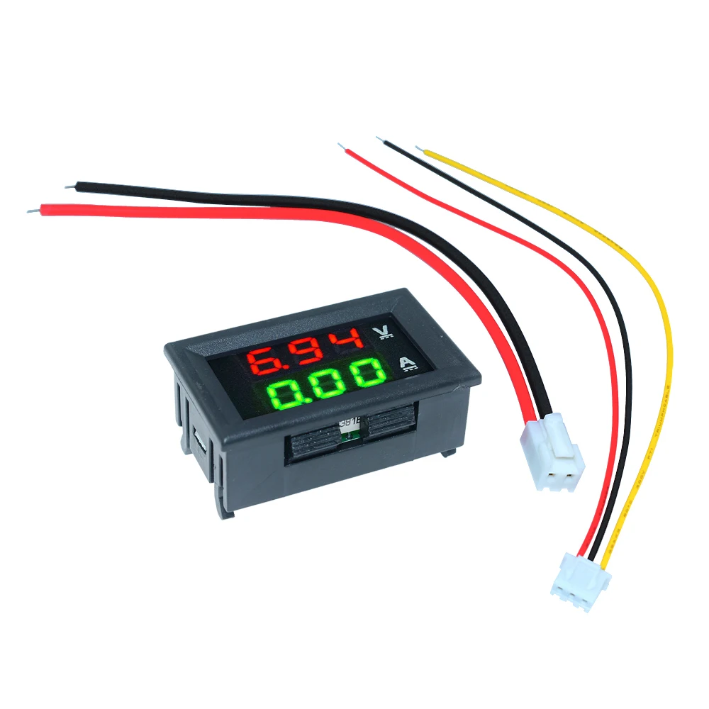 DC 0-100V 10A 50A 100A электронный цифровой вольтметр Амперметр постоянного тока 0,56 ''светодиодный Дисплей Напряжение Регулятор Вольт Ампер Измеритель Тока Тестер
