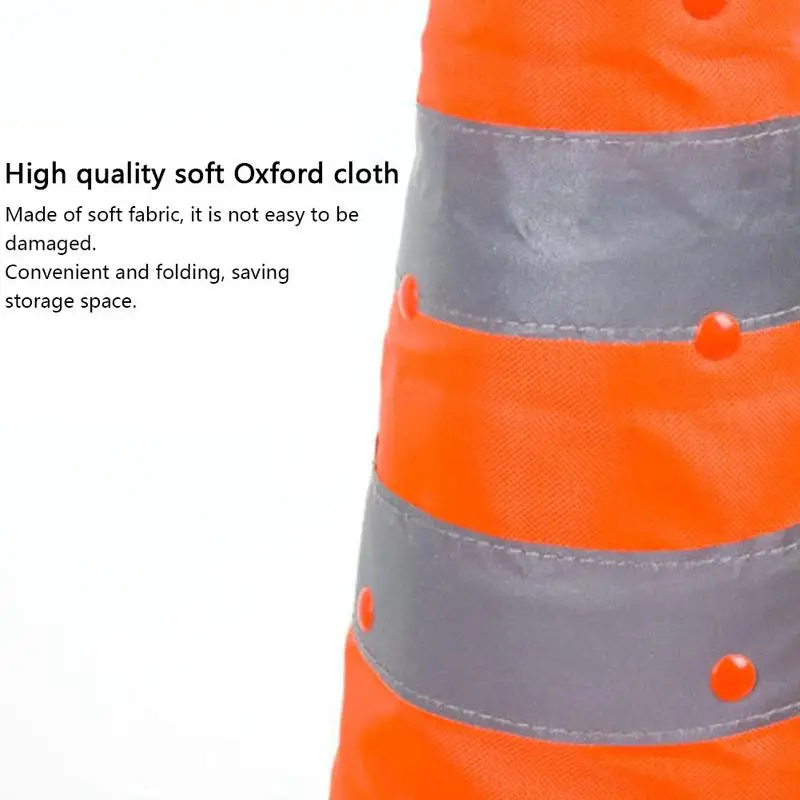 

Reflective Traffic Cone Retractable Space-saving Portable Warning Sign Roadblock GV99