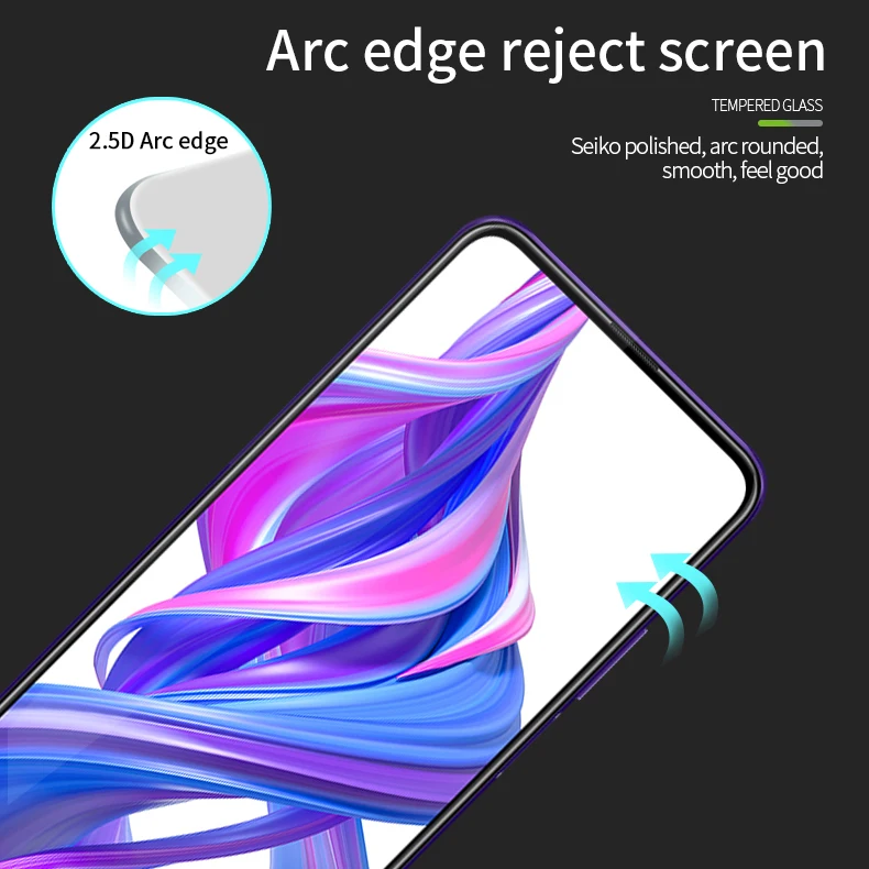 Для HuaWei Honor 9X 9X Pro стекло закаленное MOFi для HuaWei Honor 9X Pro Защитная пленка для полного покрытия закаленное стекло