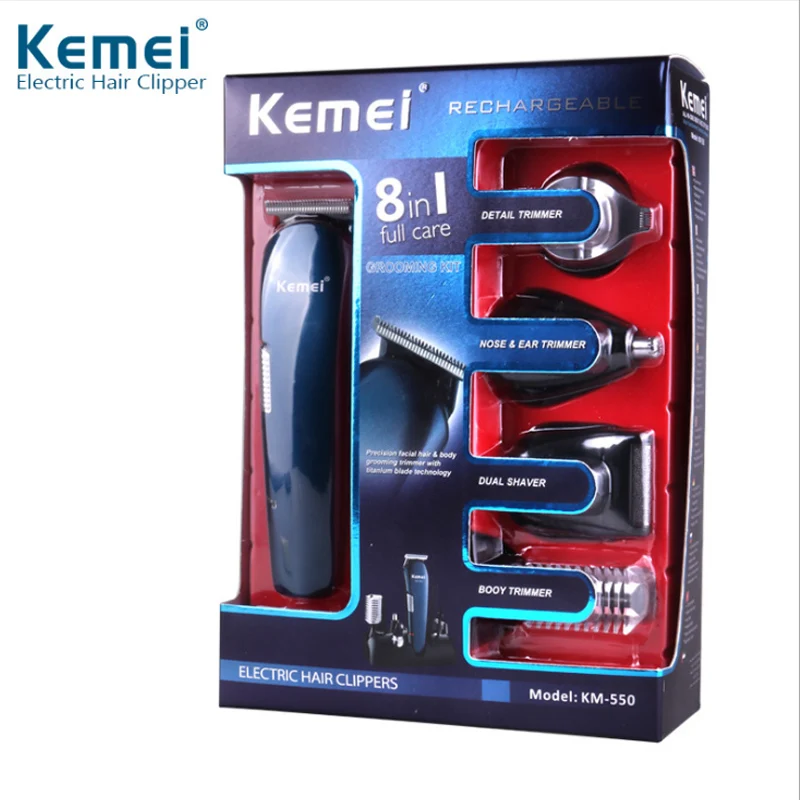  5in1 Professional Electric Hair Clipper Multifunctional Hair Trimmer Rechargeable Shaving Electric 