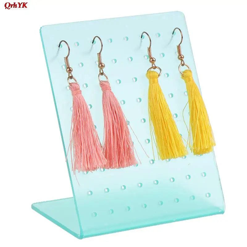 72 Holes Earring Jewelry Display Holder Rack Stand Showcase Organizer Shelf Mould Multi-layer Stud Earrings Storage Rack Storage