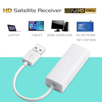 

Meecast Koqit DVB S2 Satellite TV Receiver H.265 H.264 USB to RJ45 Ethernet Network Card DVB To IP Mirror Cast USB LAN Adapter