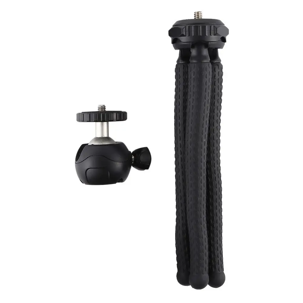 25cm Tripod Only 25cm/30cm Mini Octopus Flexible Tripod with Ball Head for Canon/Nikons/Sonys DSLR GoPro8 7 6 Cellphone iphone11 9 7 X Redmi7 - Цвет: 25cm Tripod Only