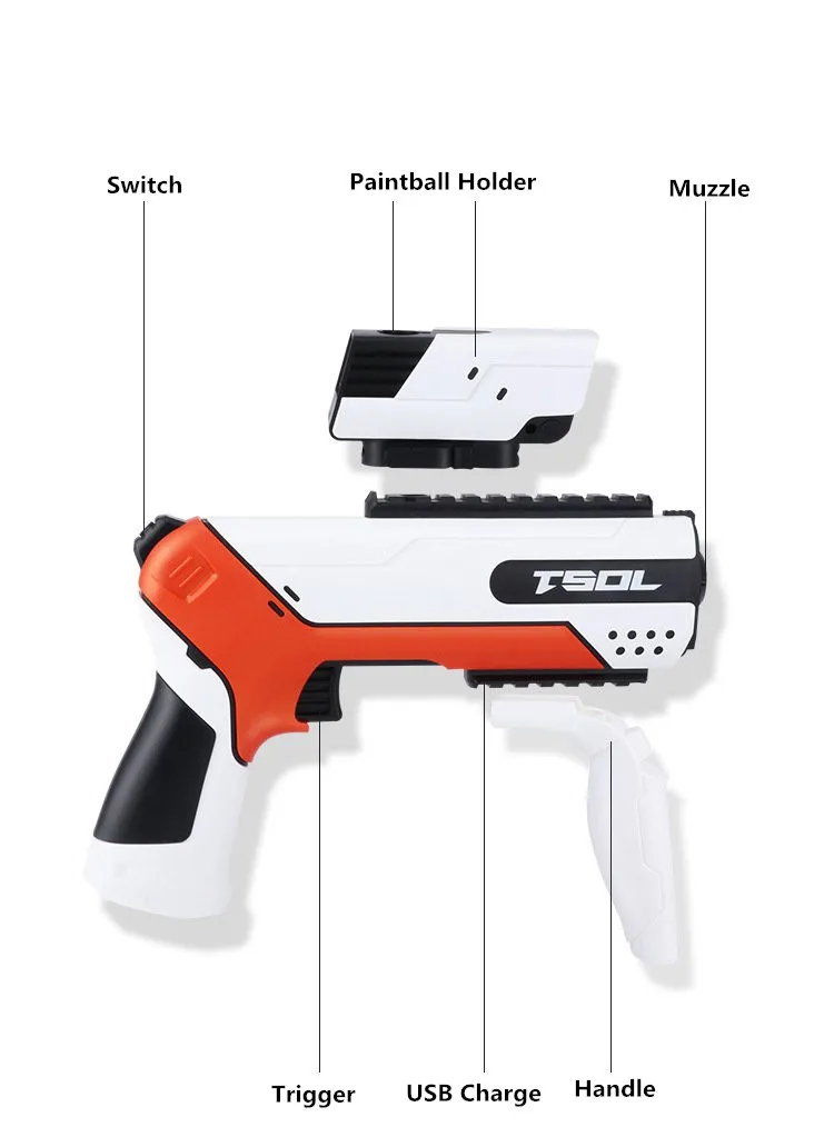 Новая электрическая автоматическая стрельба Пейнтбол пуля пистолет игрушечный пистолет дети на открытом воздухе Забавные игрушки безопасная вода пуля пистолет