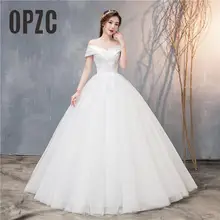 Модное простое классическое свадебное платье, блестящее атласное Милое сексуальное бальное платье с v-образным вырезом и открытыми плечами, настоящая фотография 70