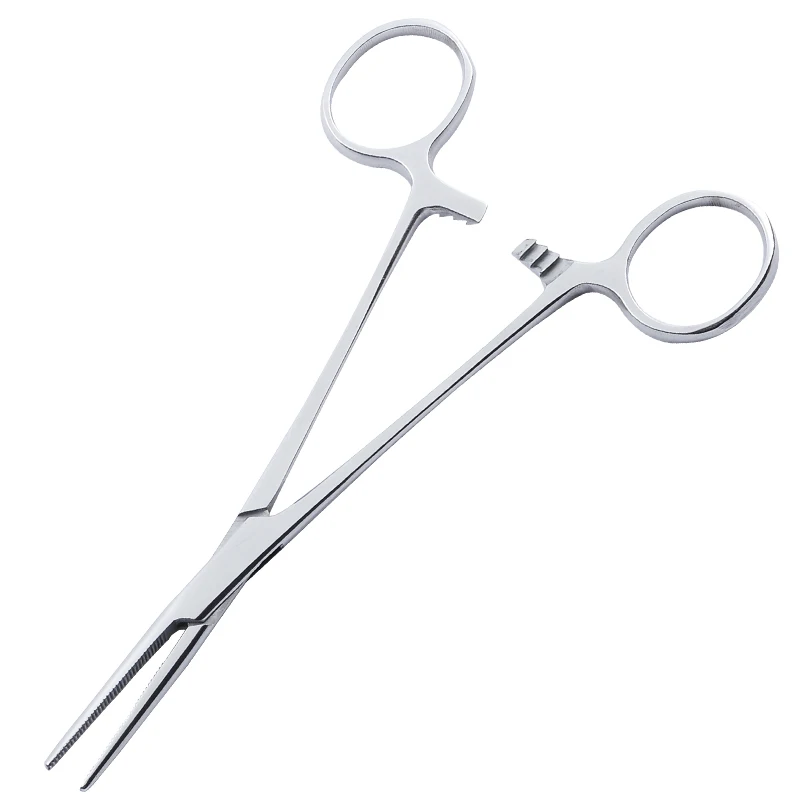 Hemostatic Forceps Straight Head 200 Mm Stainless Steel Medical Pliers