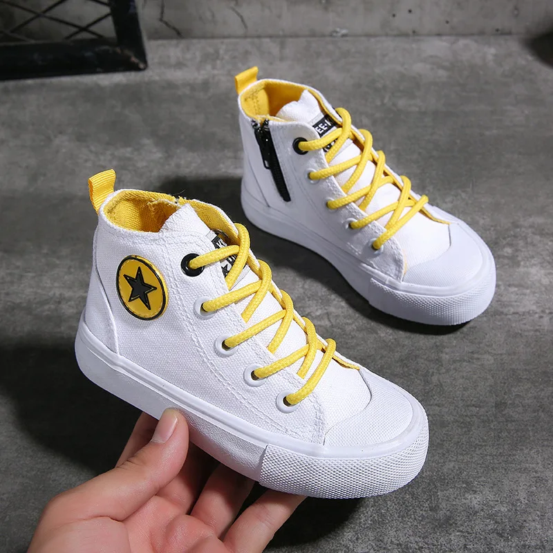 2020 Spring Fashion Kids Sneakers Girls Sneakers Boys Shoes Kids Canvas Shoes Size 25-38 Children Shoes
