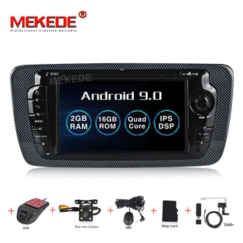 

Android 9.0 2+16G 2 Din Car DVD Player For Seat Ibiza 2009 2010 2011 2012 2013 with GPS 4G BT Radio Steering Wheel Control