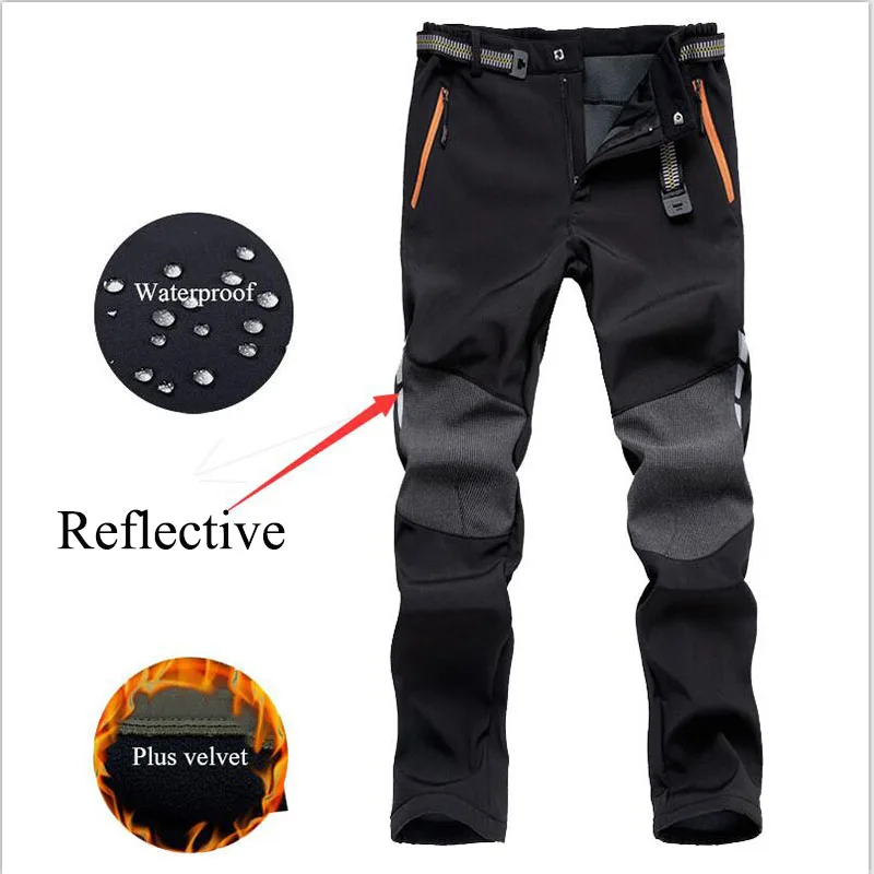 Pantalones De Trabajo Para Hombre Impermeables - Desmontables, Elásticos, Ideales Para Senderismo O Invierno