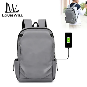 

LouisWill Men Laptop Backpacks Business Laptop Bags Shoulder Bags Shockproof Laptop Compartment Travel Backpacks Waterproof
