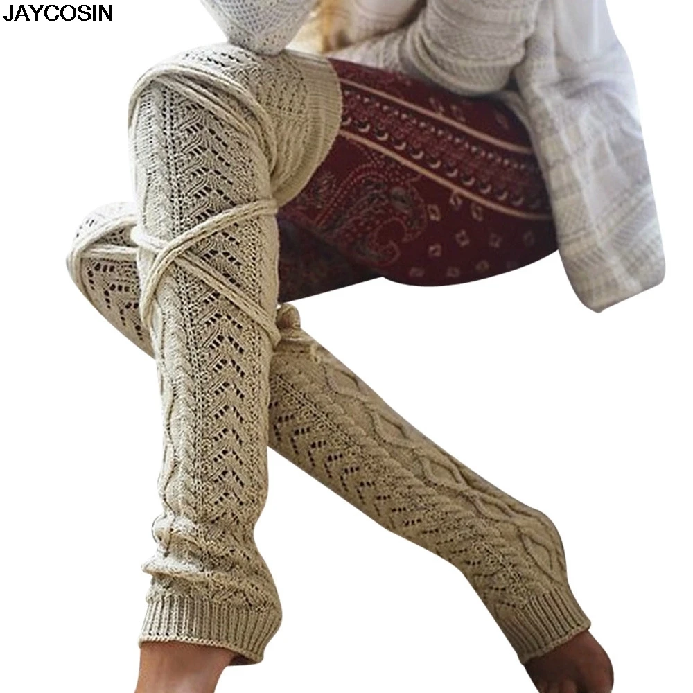 

JAYCOSIN 2019 new Girls Ladies Unisex Mens Womens Thigh High OVER the KNEE Socks Long Cotton Stockings Warm Christmas Socks 9909