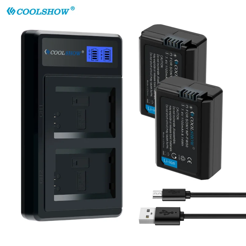 Np-Fw50 Batteria 1100Mah Per Sony Alpha A6500 A6300 A6000 A5000 A3000 Nex-3 Alpha 55 Alpha 7 A72 A7R Np Fw50 Batterie Per Fotocamera