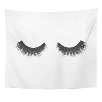

Eyelash Eye Lashes Lash Fake Makeup Beauty Close Tapestry Home Decor Wall Hanging for Living Room Bedroom Dorm 50x60 inches