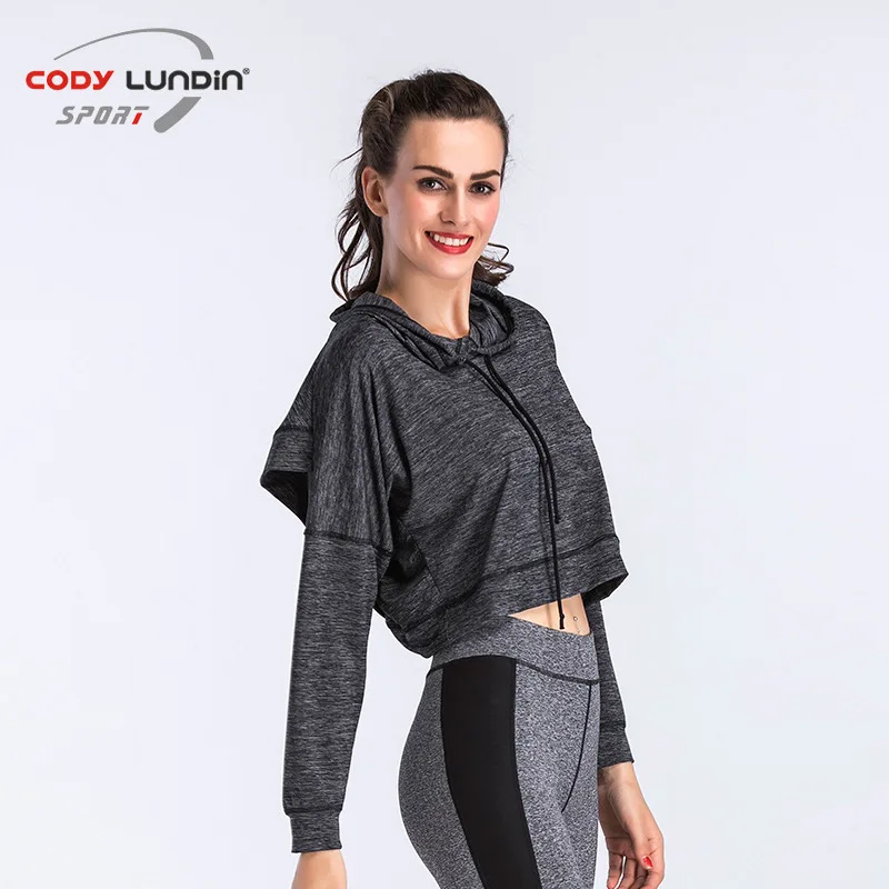 Осенне-зимняя новая стильная одежда для йоги, женское платье, спортивные куртки, популярный Повседневный модный тренировочный костюм для бега, костюм для фитнеса