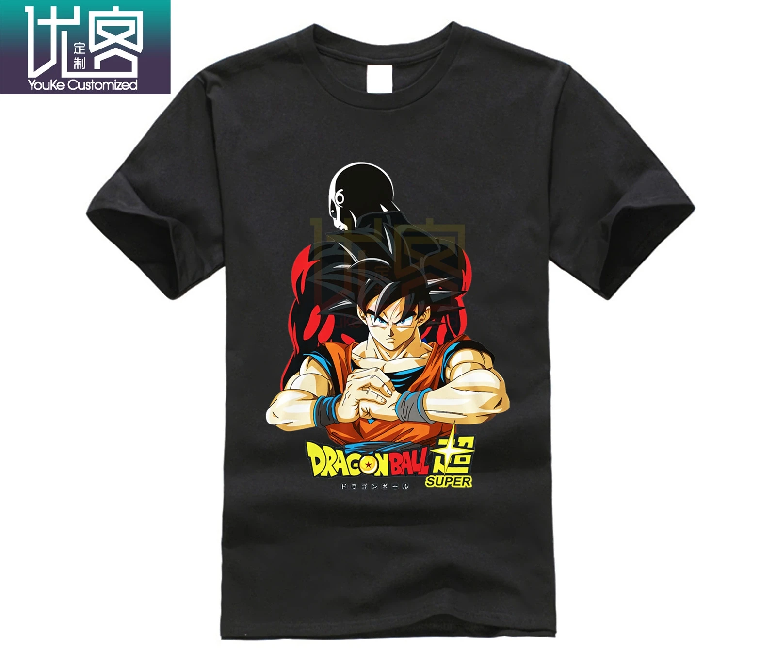 SUPER DRAGON BALL Z GOKU del JIREN Saiyajin ANIME hombres camiseta blanca| Camisetas| - AliExpress