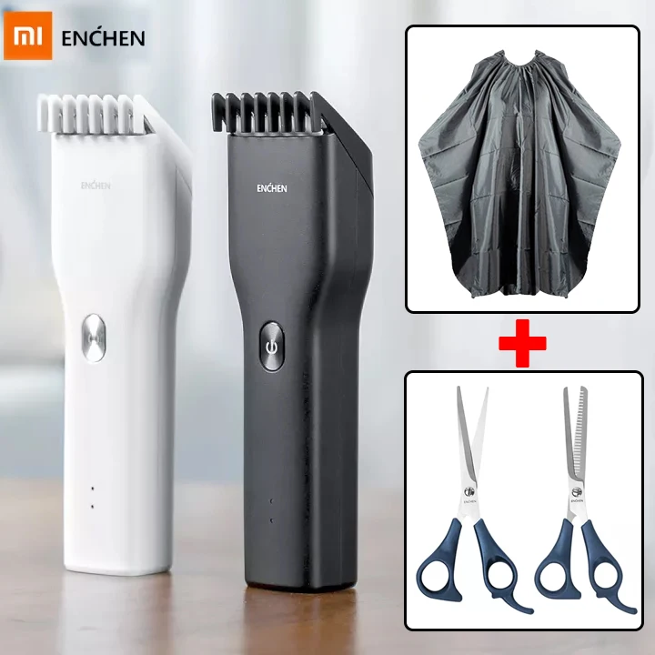 Электрический триммер для волос машинка стрижки Xiaomi Enchen USB с быстрой зарядкой