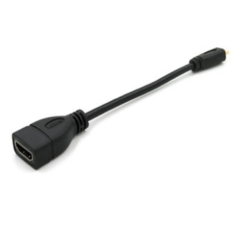 Мини микро HDMI Мужской к HDMI D Тип Женский адаптер кабель конвертер 1080P Прямая поставка