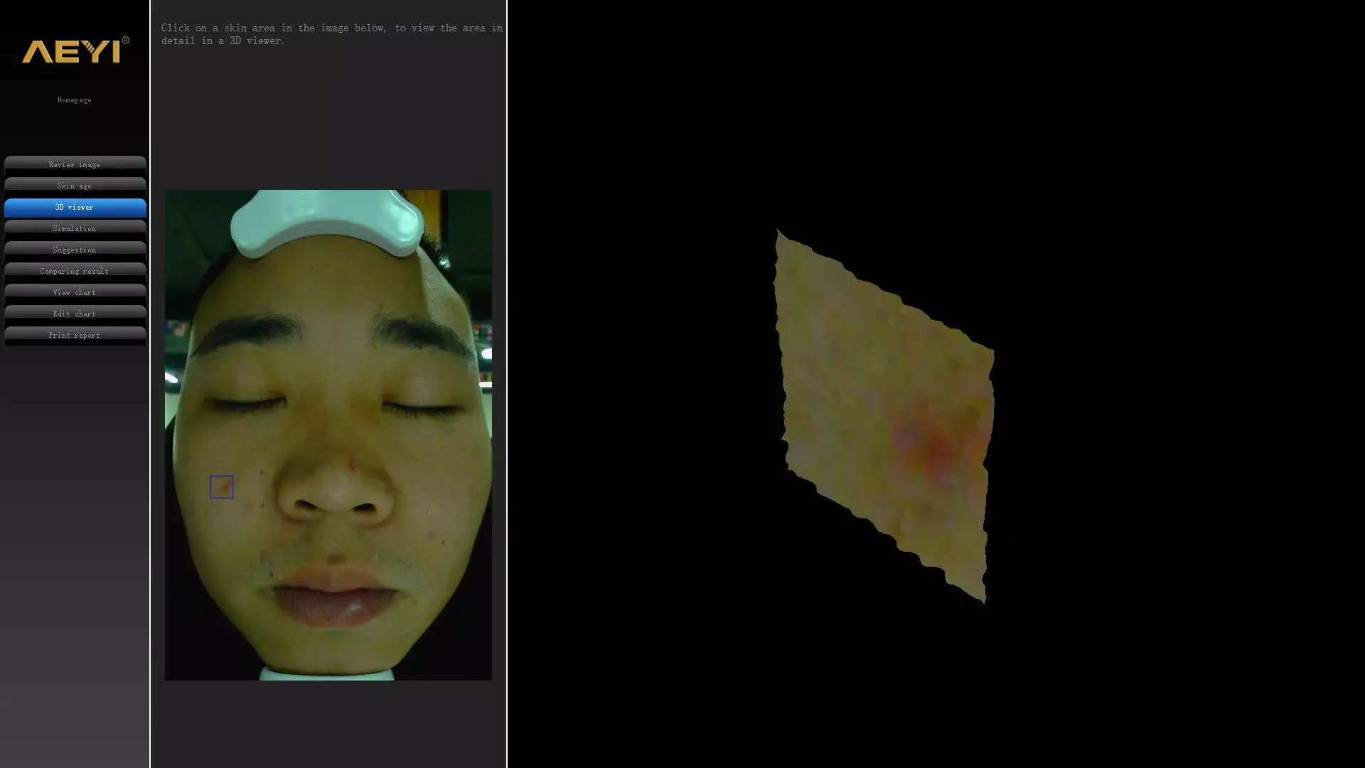 Новейший дизайн кожи 3d анализатор машина камера для лица оборудование пигментное сканирование кожи машина для диагностики лица