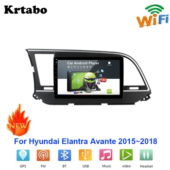 

Car radio Android multimedia player For Hyundai Elantra Avante 2015~2018 Car touch screen GPS Navigation Support Carplay