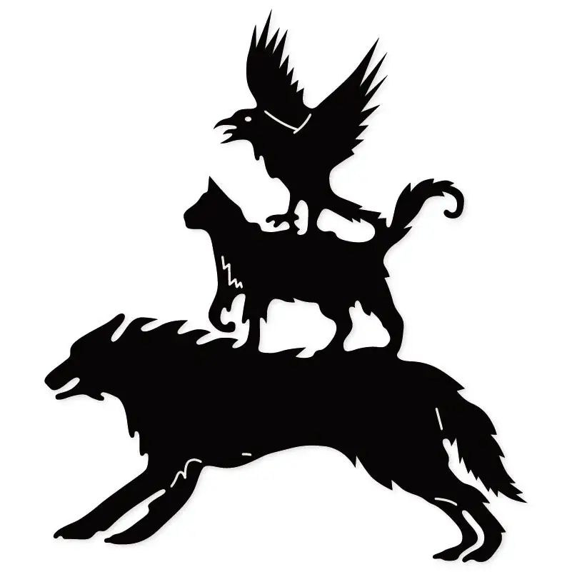 

ForeWan Wolf Cat Eagle Animal Frame Metal Cutting Dies Scrapbooking Craft Embossing Paper Card Making Decoration Die Cuts