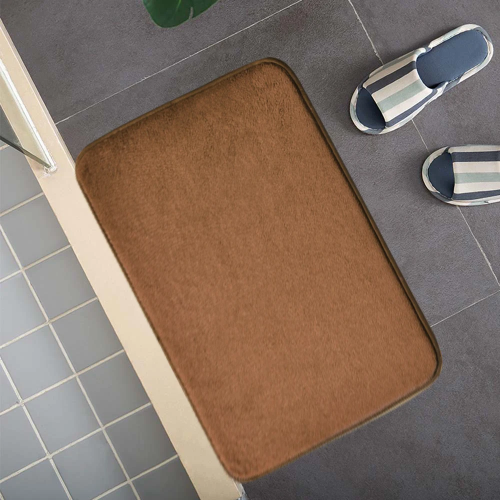 10 размеров водопоглощающий ковер твердый коврик для ванной комнаты мохнатый коврик для ванной комплект кухонный дверной коврик ковер для туалета нескользящий