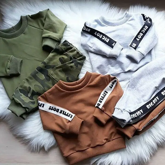 Emmababy хлопковая футболка для новорожденных мальчиков комплект из топа и штанов спортивный костюм из 2 предметов
