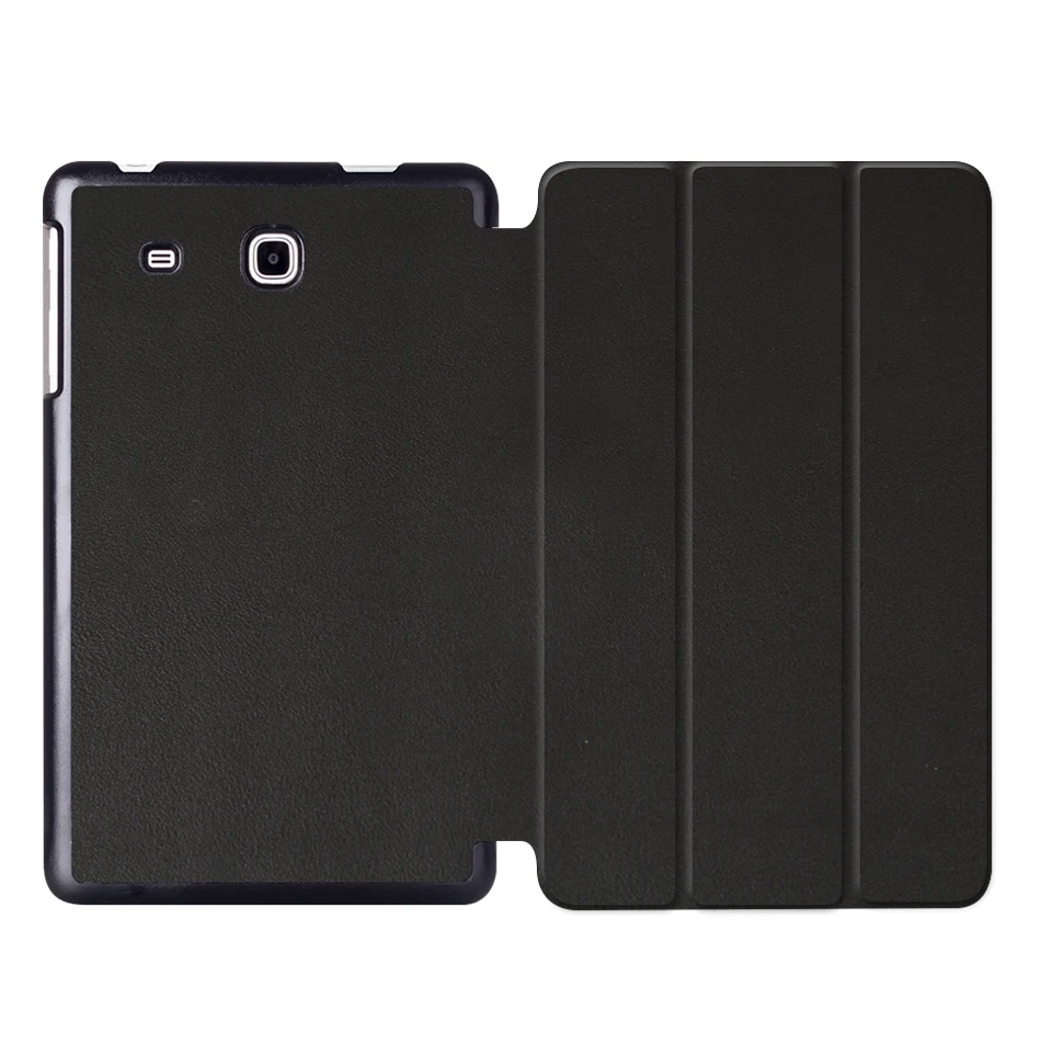 MTT из искусственной кожи чехол для samsung Galaxy Tab A A6 7,0 дюймов T280 T285 Funda Capa SM-T285 SM-T280 Магнитный откидной чехол для планшета - Цвет: Black